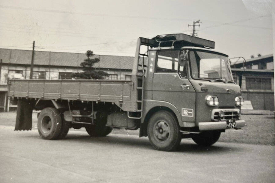 横山組のトラック（当時の写真）